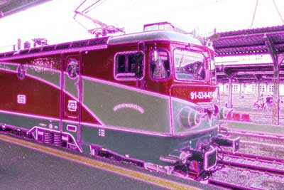 elektrobild neon lines